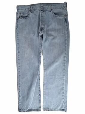 Levi's 501 Original Fit Jeans Men's 36x29 Light Wash